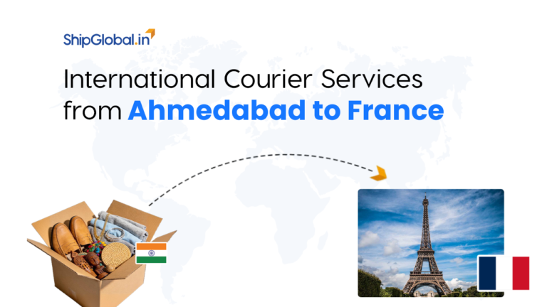 Top International Courier Service from Ahmedabad to France